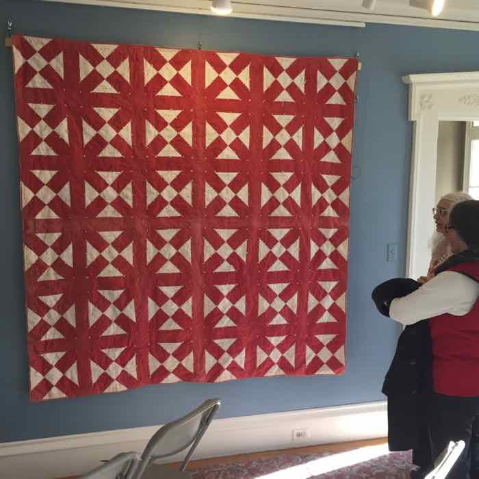 Ann Wasserman by Melrose inscribed quilt